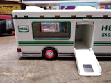 Vtg Hess Gasoline 1998 Toy Truck RV Recreation Van with Motorcycle and Box