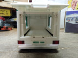 Vtg Hess Gasoline 1998 Toy Truck RV Recreation Van with Motorcycle and Box