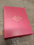 Lenox Sparkle & Scroll DOOR KNOCKER Ornament Crystal Silverplate Very w/Box Nice