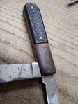 Vtg Barlow The Ideal 2 Blade Pocket Knife 2" and 2.5" Blades 6" Overall Made USA