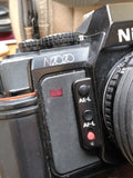 Vtg Nikon N2020 AF 35MM Film Camera Sigma Zoom Master Lens Flash Case Instructio