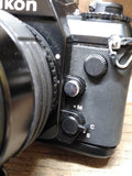 Vtg Nikon N2020 AF 35MM Film Camera Sigma Zoom Master Lens Flash Case Instructio