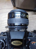 Vtg Nikon N2020 AF 35MM Film Camera Sigma Zoom Master Lens Flash Case Instructio