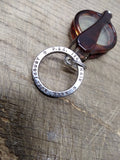 Vtg Lorgnette Faux Tortoise Frame Opera Glasses Folding Hand Held Magnifying
