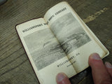 Vtg Antique Williamsport Pa Wire Rope Co Leather Price Calendar Booklet 1923-24