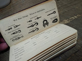 Vtg Antique Williamsport Pa Wire Rope Co Leather Price Calendar Booklet 1923-24