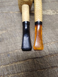 Vtg 2 Piece Missouri Meerschaum Corn Cob Tobacco Pipe Lot 3.25" & 5" #1