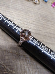 Vtg 925 Sterling Silver Smokey Quartz Stone Size 10 Ring Tested Mexico Very Nice