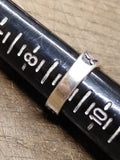 Vtg 925 Sterling Silver Native American Carved MOP Size 9 Ring Tested Beautiful!