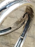Vtg 925 Sterling Silver Turquoise Size 7.5 Dove Ring N American Tested Beautiful