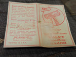 Vtg Valet Auto Strop Safety Razor w/Strop Orig Package Instructions Made in USA!