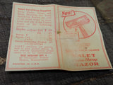 Vtg Valet Auto Strop Safety Razor w/Strop Orig Package Instructions Made in USA!