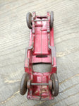 Vtg 1930s Champion Cast Iron Red Toy Delivery Truck Steel Wheels Parts or Repair