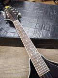 Rogue RM 100A Mandolin Black Lacquered 8 String Instrument Musical w/Case Nice!!