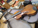 Vtg Vincetius Postiglione Me fecit Neapoli Anno Violin 21.5 in Restoration/Parts