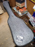 Vtg 1960's Hagstrom Electric 4 String Solid Body Bass Guitar Baby Blue w/Case!!