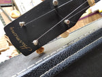Vtg Harmony 1960's 4 String Acoustic Tenor Guitar Redburst F Hole Restore/Parts