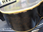 Vtg Harmony 1960's 4 String Acoustic Tenor Guitar Redburst F Hole Restore/Parts