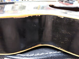 Vtg Harmony 1960's 4 String Acoustic Tenor Guitar Redburst F Hole Restore/Parts