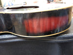 Vtg Harmony 1960's 4 String Acoustic Tenor Guitar Redburst F Hole Restore/Parts