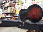 Vtg Harmony 1960's 4 String Acoustic Tenor Guitar Redburst F Hole Restore/Parts
