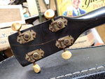 Vtg Harmony 1960's 4 String Acoustic Tenor Guitar Redburst F Hole Restore/Parts