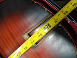 Vtg Harmony 1960's 4 String Acoustic Tenor Guitar Redburst F Hole Restore/Parts