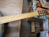 Vtg Guitarras Paracho Acoustic 6 String Guitar Blonde w/Soft Case Restore/Parts