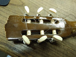 Vtg Guitarras Paracho Acoustic 6 String Guitar Blonde w/Soft Case Restore/Parts