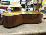 Vtg Guitarras Paracho Acoustic 6 String Guitar Blonde w/Soft Case Restore/Parts