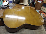 Vtg Guitarras Paracho Acoustic 6 String Guitar Blonde w/Soft Case Restore/Parts