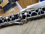 Vtg Unbranded Clarinet with Reeds 26.75" France Ligature Good Cork Keys Work!