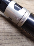 Vtg Unbranded Clarinet with Reeds 26.75" France Ligature Good Cork Keys Work!