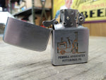 Vtg 1958 Zippo Cigarette Lighter Pennell Associates Pittsburgh Pa Pat# 2517191!
