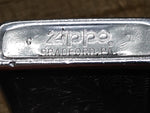 Vtg 1990 Zippo Cigarette Lighter Venetian Polished Chrome Nice Snap Sparks Good!