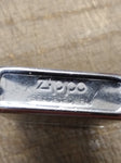 Vtg 1980 Zippo Cigarette Lighter Bowling a Strike Brushed Chrome Made In USA!