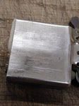 Vtg 1980 Zippo Cigarette Lighter Bowling a Strike Brushed Chrome Made In USA!