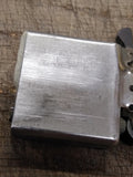 Vtg 1980 Zippo Cigarette Lighter Bowling a Strike Brushed Chrome Made In USA!