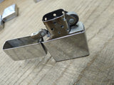Vtg 1996 Zippo Cigarette Lighter US Army Eagle Crest Polished Snap Sparks Good!