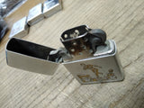 Vtg 1980 Zippo Cigarette Lighter Bowling a Strike Brushed Chrome Made In USA!