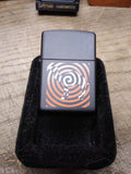 Unfired 1996 Zippo Cigarette Lighter Entering The Camel Zone Black Matte Minty!