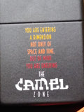 Unfired 1996 Zippo Cigarette Lighter Entering The Camel Zone Black Matte Minty!