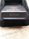 Unfired 1996 Zippo Cigarette Lighter Entering The Camel Zone Black Matte Minty!