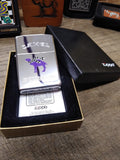 Vtg Unfired 1996 Zippo Cigarette Lighter Camel Powered Polished Chrome Minty!