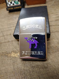 Vtg Unfired 1996 Zippo Cigarette Lighter Camel Powered Polished Chrome Minty!