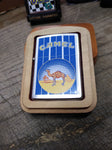 1999 Zippo Cigarette Lighter Camel Desert Circle Blue Stripe Since 1913 Wood Box