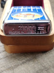 1999 Zippo Cigarette Lighter Camel Desert Circle Blue Stripe Since 1913 Wood Box