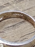 Vtg 925 Sterling Silver CZ Solitaire Stone Size 7 Ring Tested Nice!