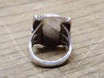 Vtg 925 Sterling Silver Montana Agate Stone Size 5.5 Ring Tested Very Nice!
