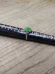 Vtg 925 Sterling Silver Green Jade Stone Size 9.25 Ring Tested Very Nice!